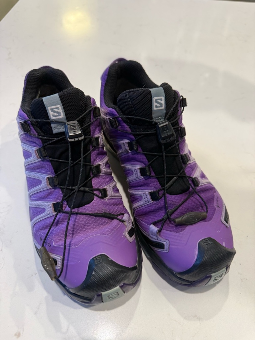 Salomon Women's Purple and Black Trail Running Shoes